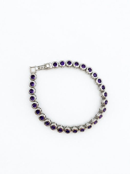Violet Orbit Amethysrt bracelet