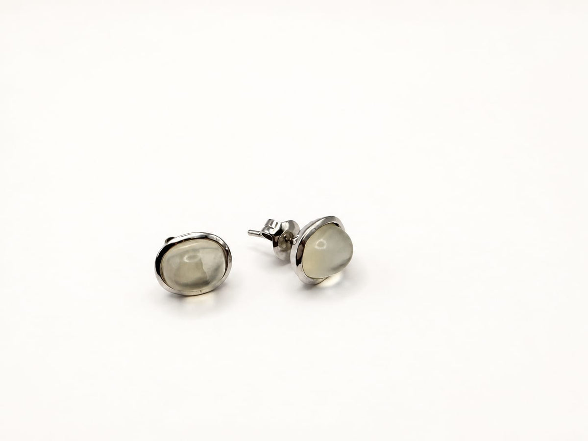 Lunar Bloom Stud Earrings